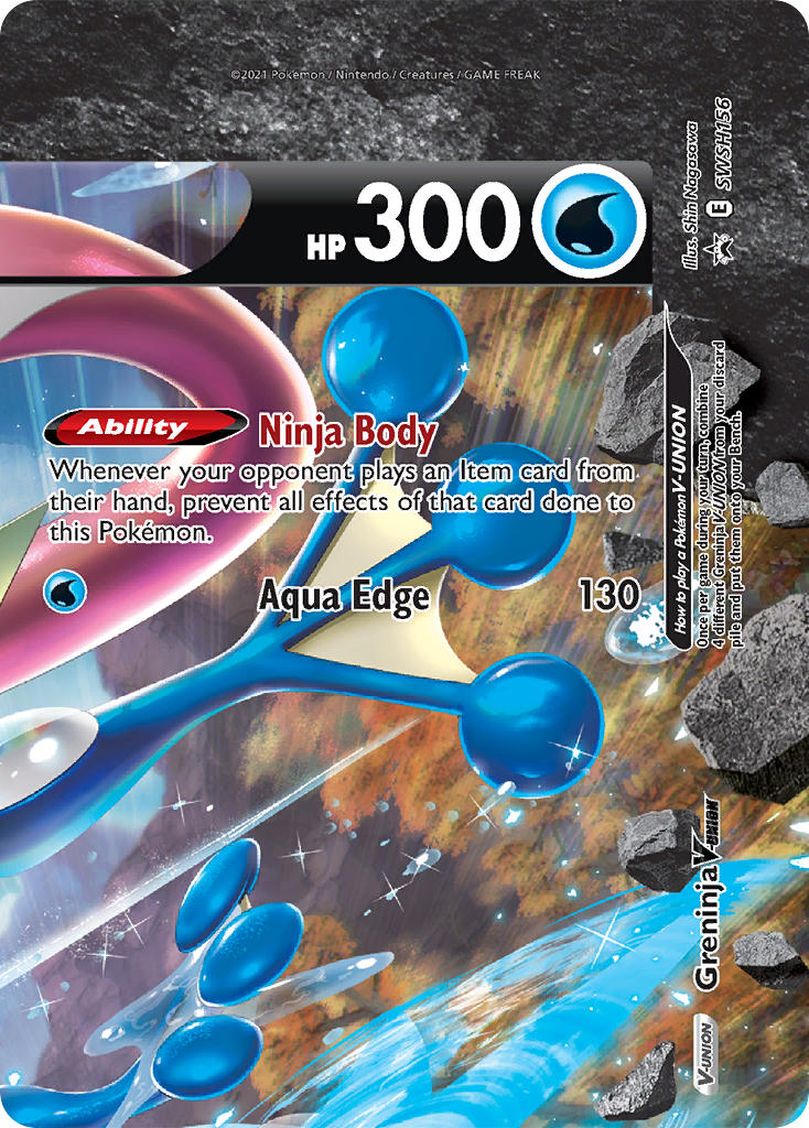 SWSH Black Star Promos 156 Greninja V-Union