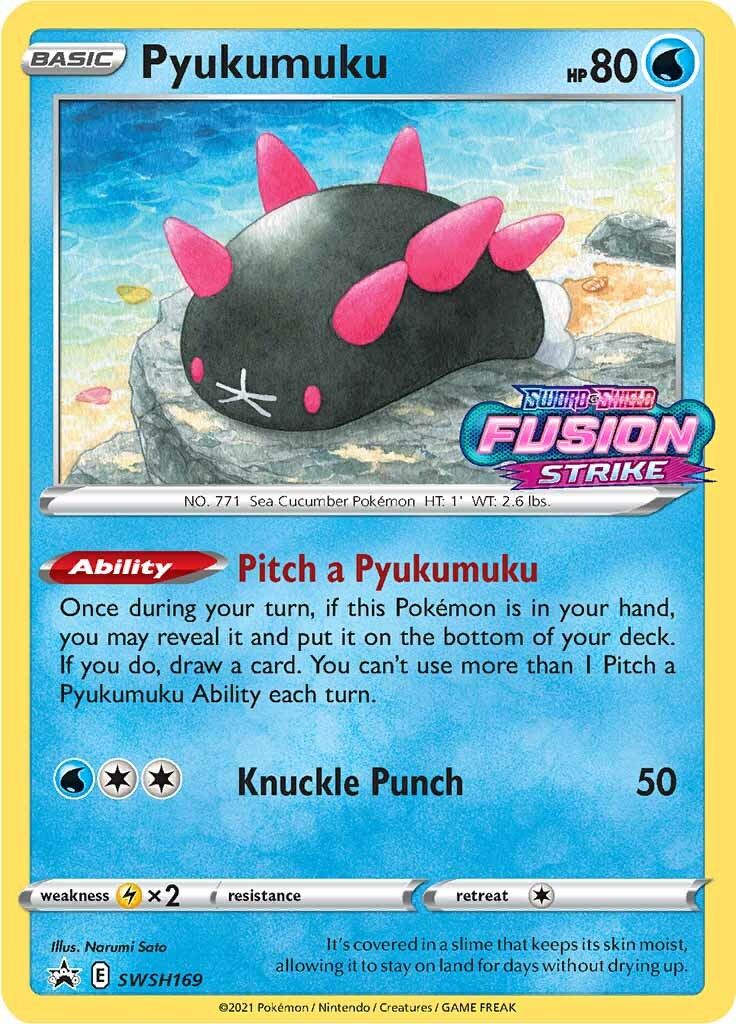 SWSH Black Star Promos 169 Pyukumuku