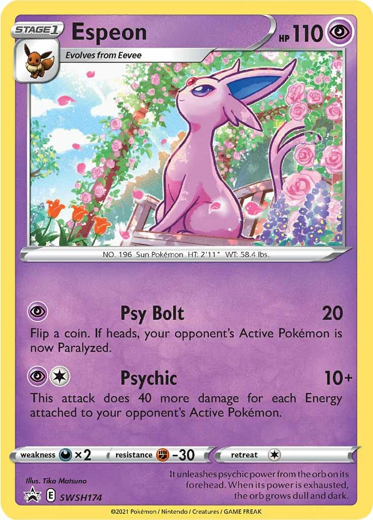 SWSH Black Star Promos 174 Espeon