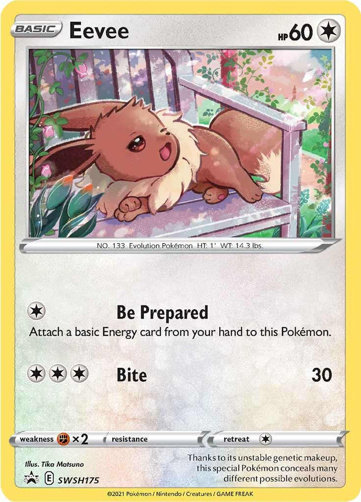 SWSH Black Star Promos 175 Eevee
