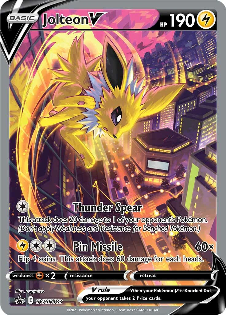 SWSH Black Star Promos 183 Jolteon V