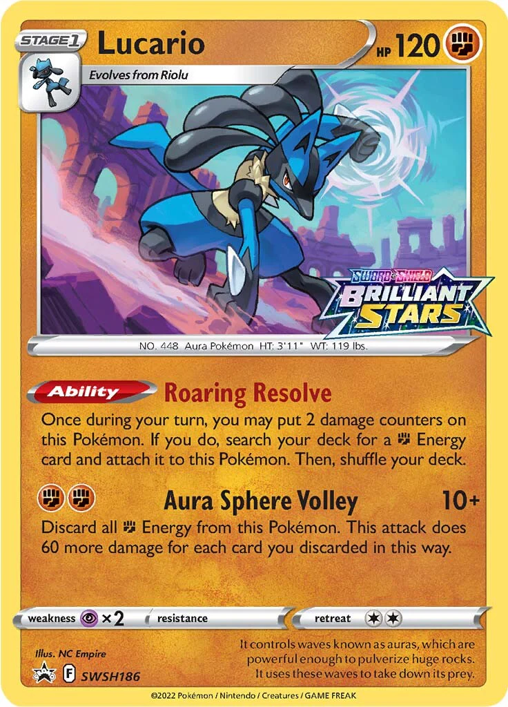 SWSH Black Star Promos 186 Lucario