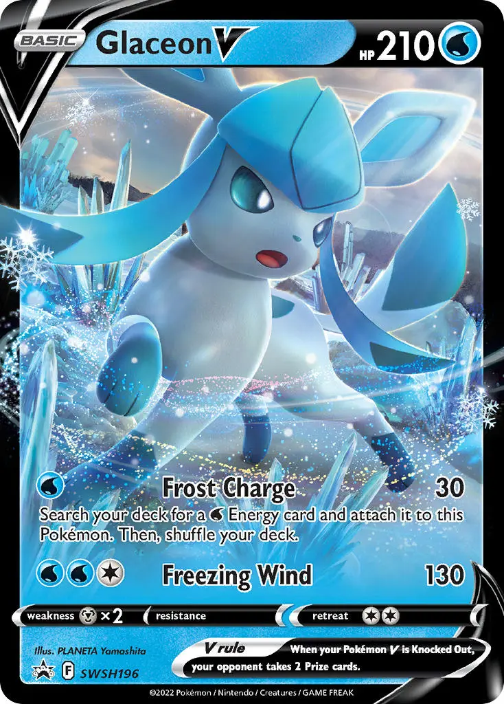 SWSH Black Star Promos 196 Glaceon V