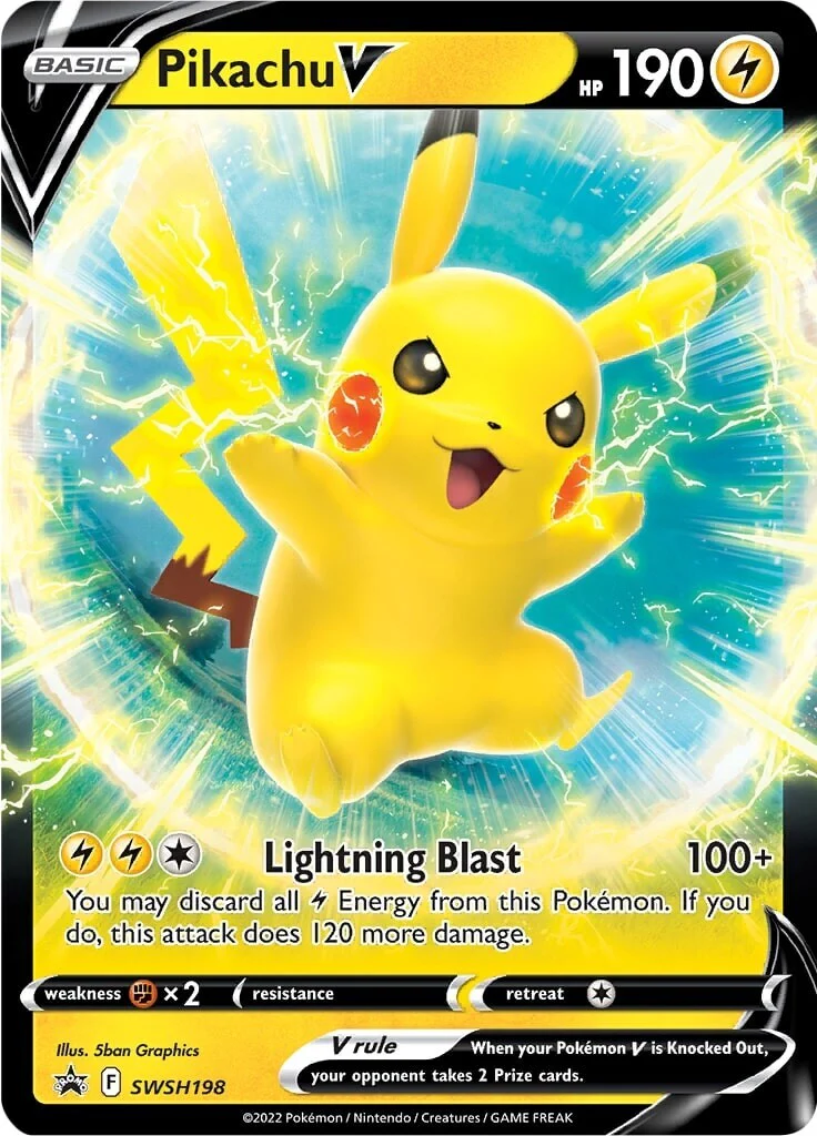 SWSH Black Star Promos 198 Pikachu V