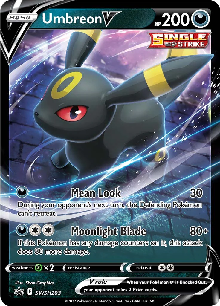 SWSH Black Star Promos 203 Umbreon V