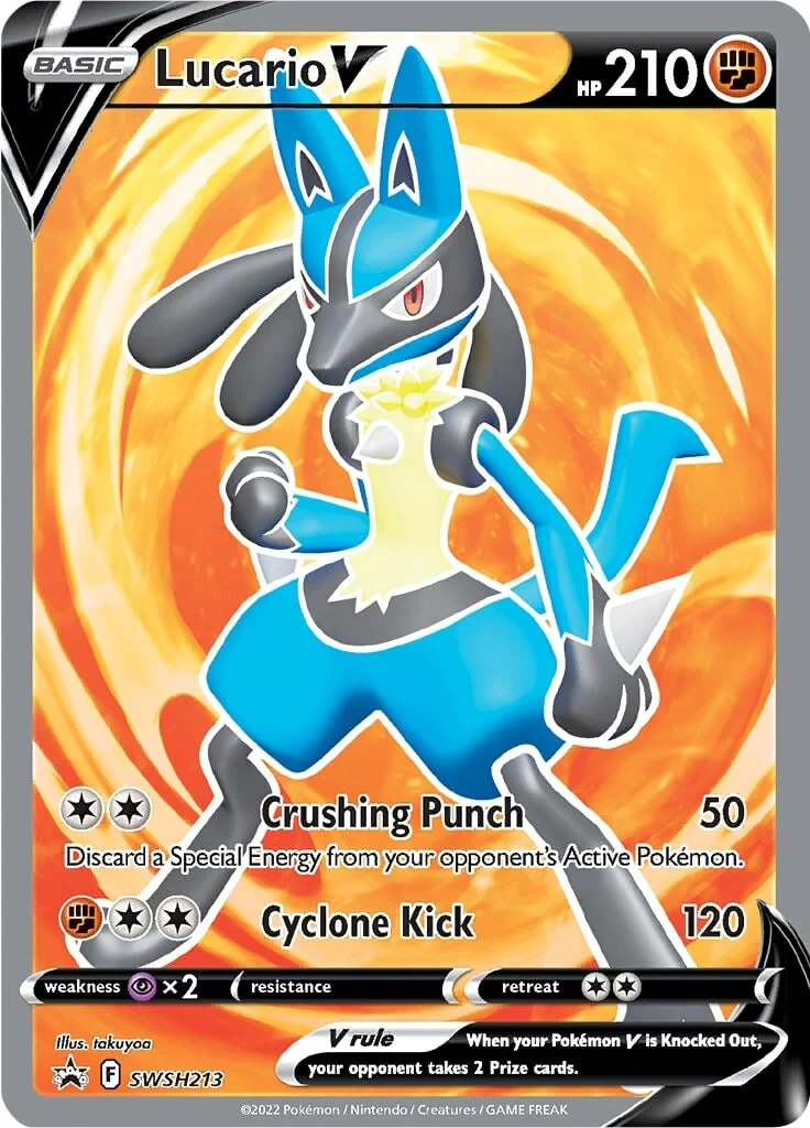 SWSH Black Star Promos 213 Lucario V