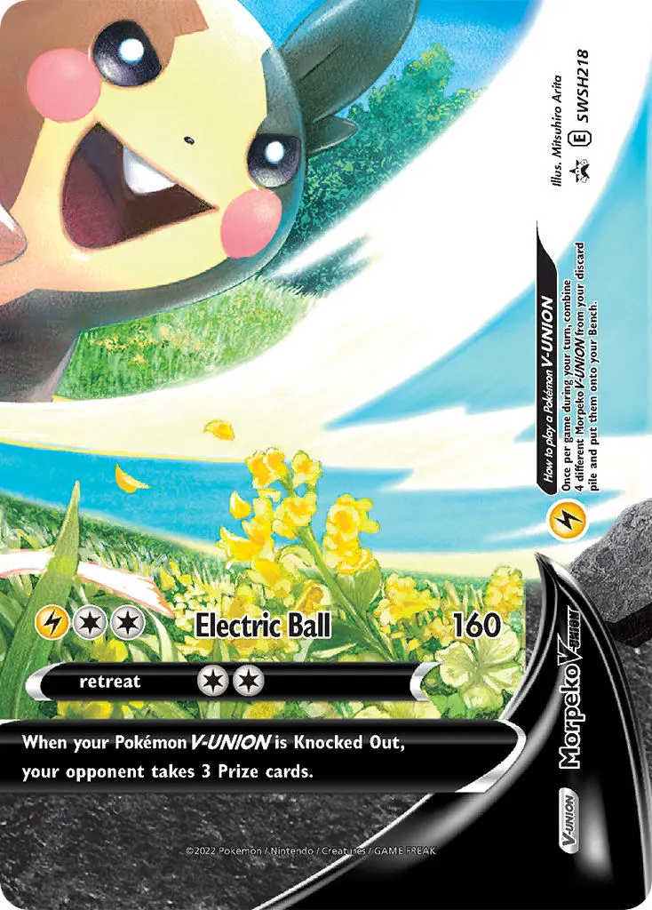 SWSH Black Star Promos 218 Morpeko V-Union