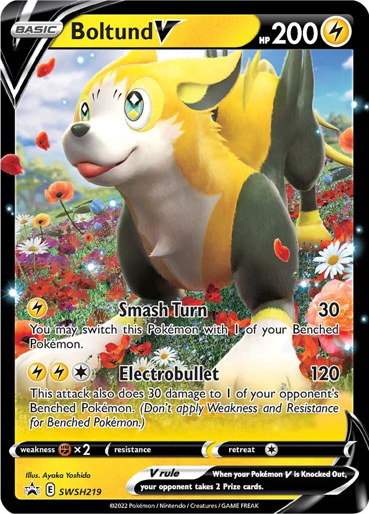 SWSH Black Star Promos 219 Boltund V