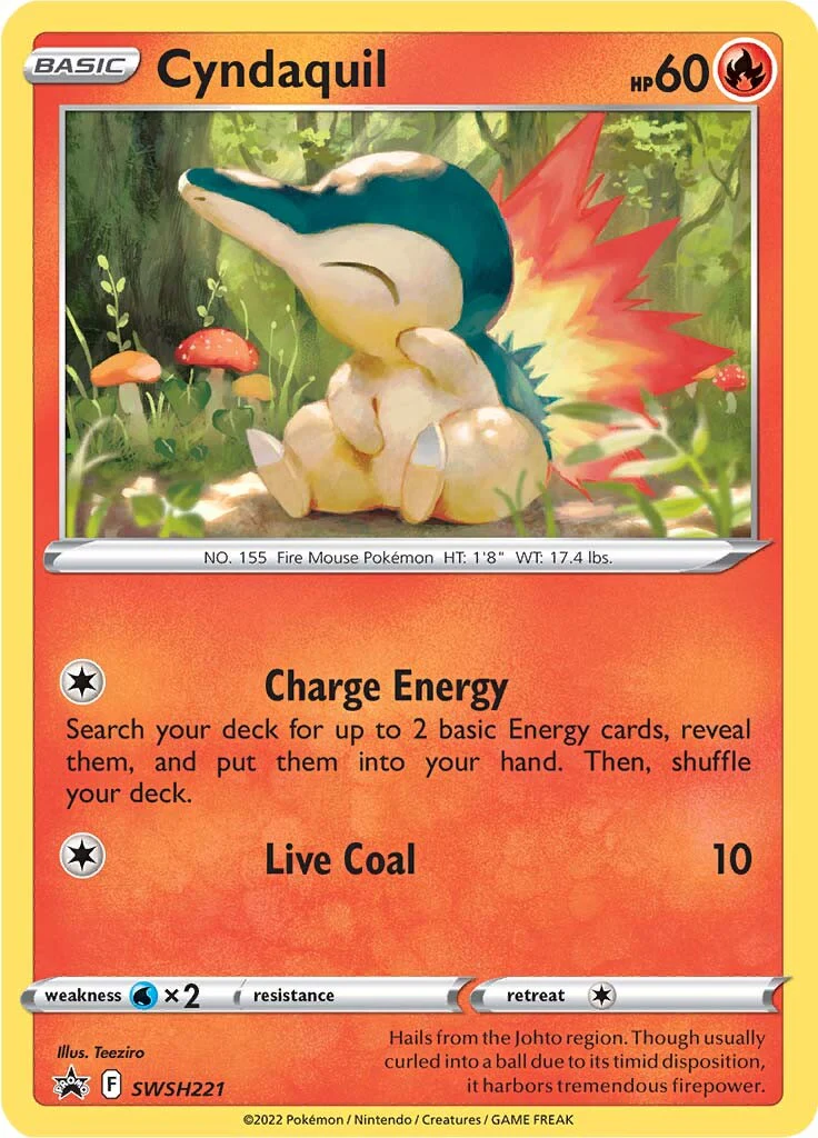 SWSH Black Star Promos 221 Cyndaquil