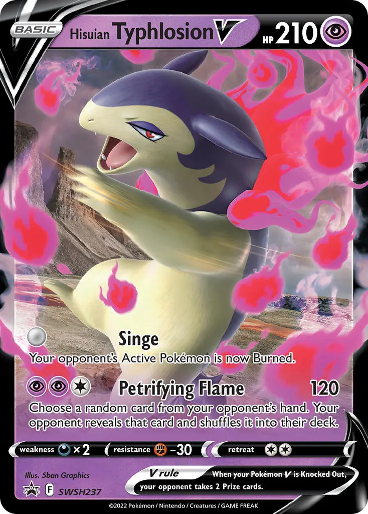 SWSH Black Star Promos 237 Hisuian Typhlosion V