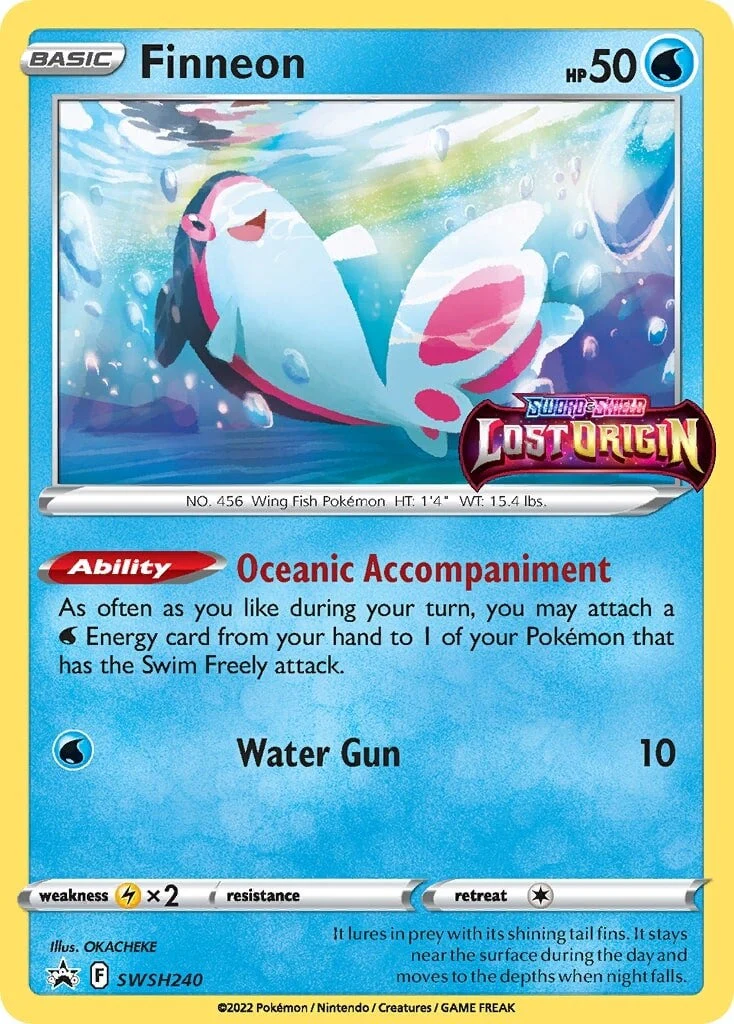 SWSH Black Star Promos 240 Finneon