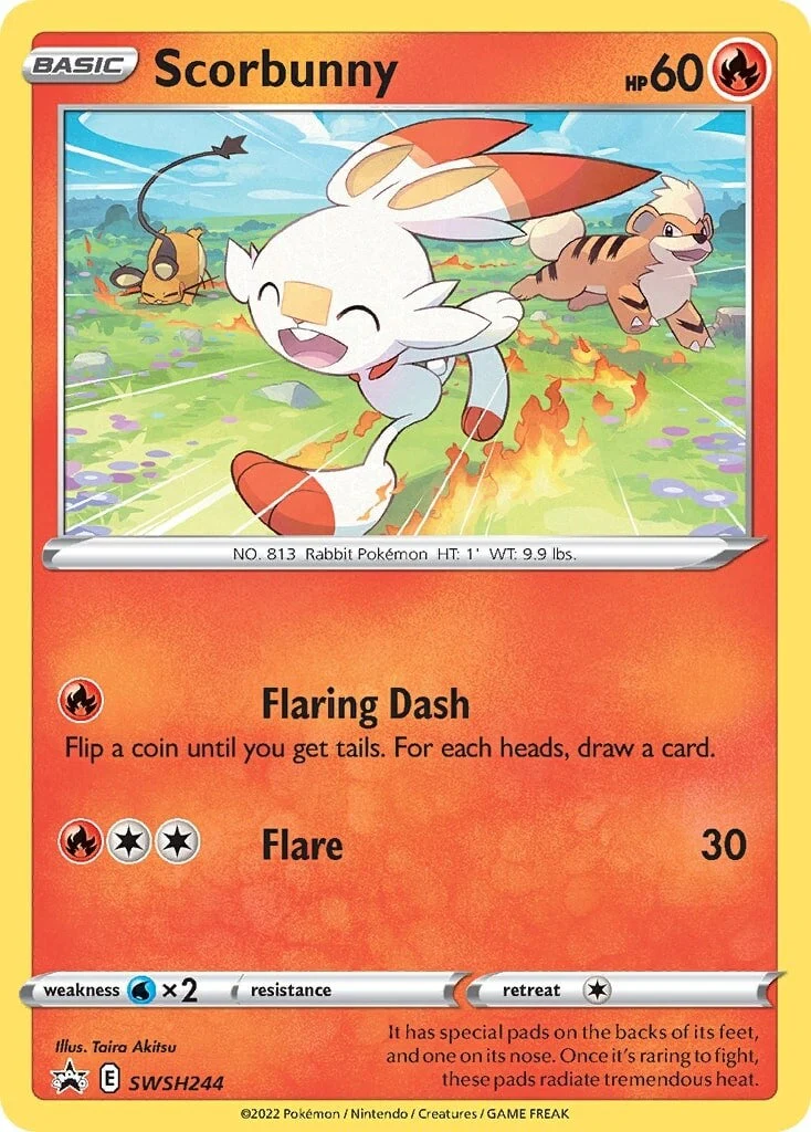 SWSH Black Star Promos 244 Scorbunny