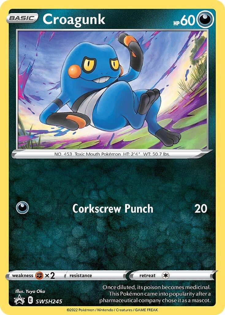 SWSH Black Star Promos 245 Croagunk
