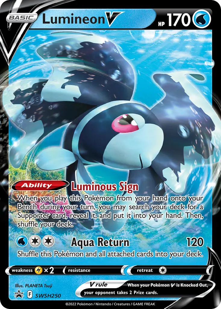 SWSH Black Star Promos 250 Lumineon V