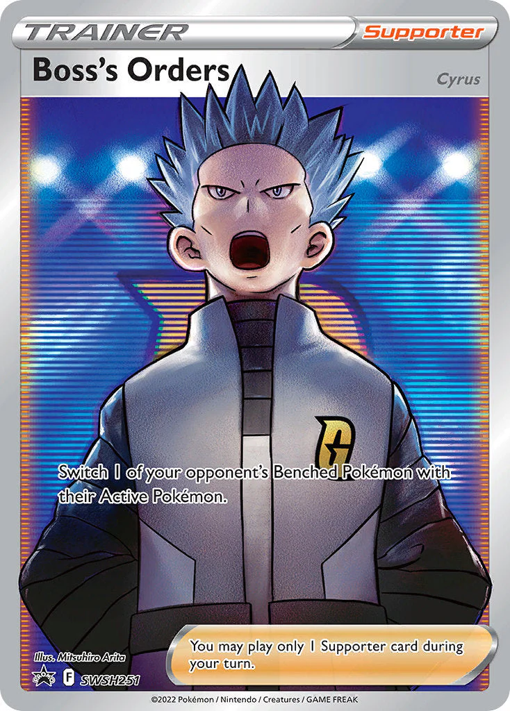SWSH Black Star Promos 251 Boss's Orders