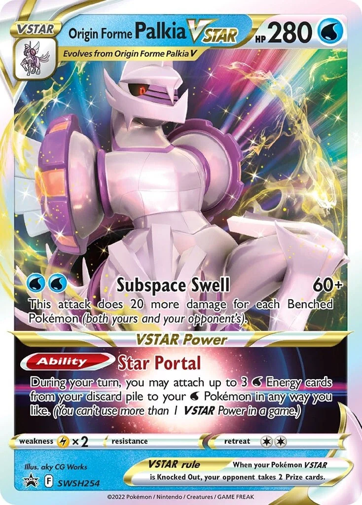 SWSH Black Star Promos 254 Origin Forme Palkia VSTAR