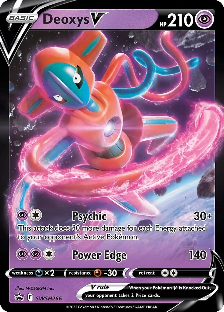SWSH Black Star Promos 266 Deoxys V