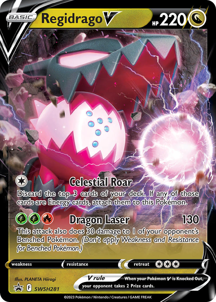 SWSH Black Star Promos 281 Regidrago V