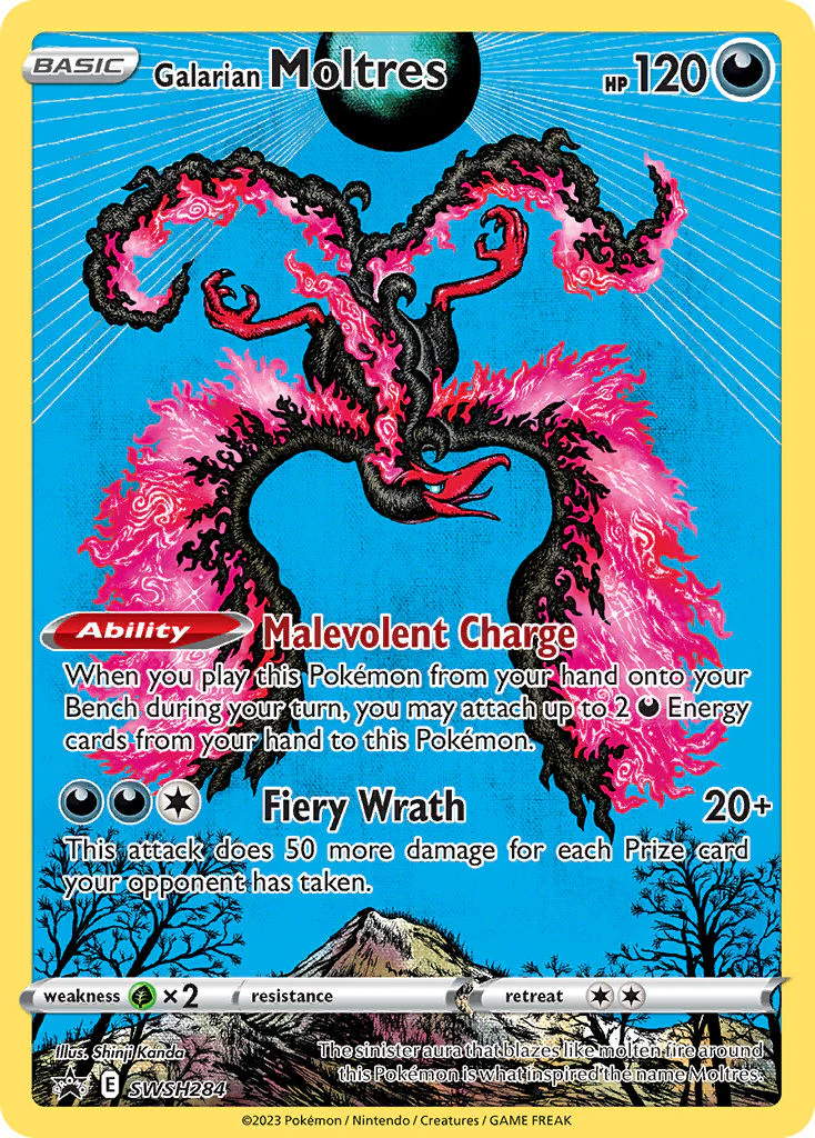 SWSH Black Star Promos 284 Galarian Moltres
