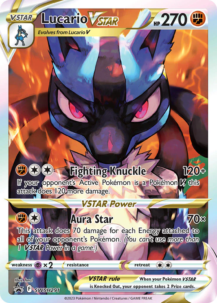 SWSH Black Star Promos 291 Lucario VSTAR