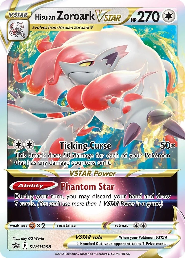 SWSH Black Star Promos 298 Hisuian Zoroark VSTAR