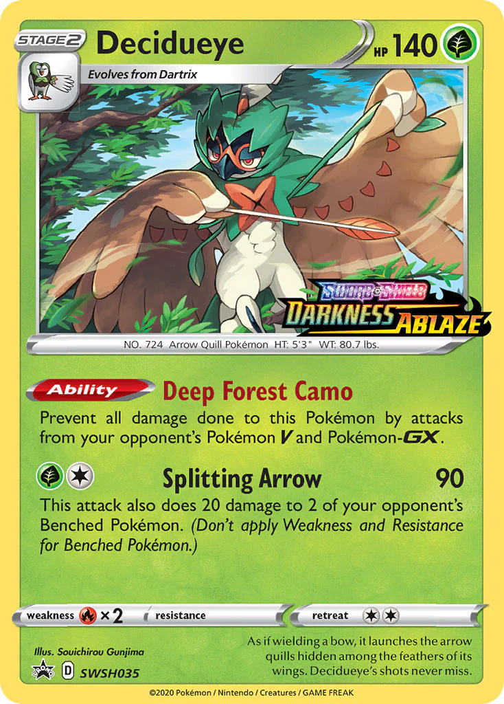 SWSH Black Star Promos 035 Decidueye