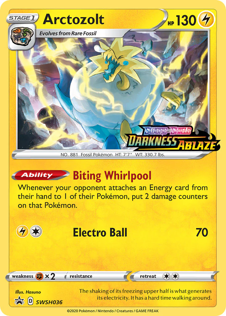 SWSH Black Star Promos 036 Arctozolt