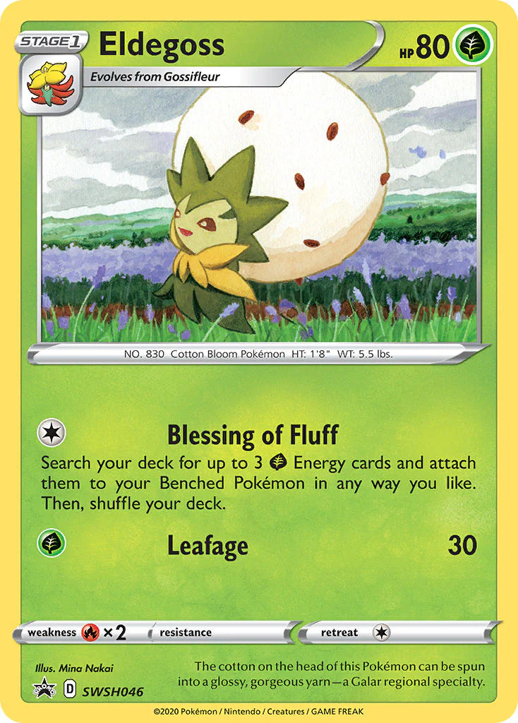 SWSH Black Star Promos 046 Eldegoss