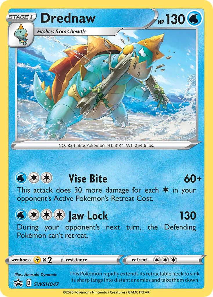 SWSH Black Star Promos 047 Drednaw