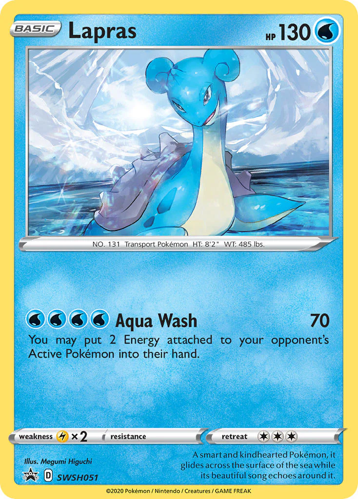 SWSH Black Star Promos 051 Lapras