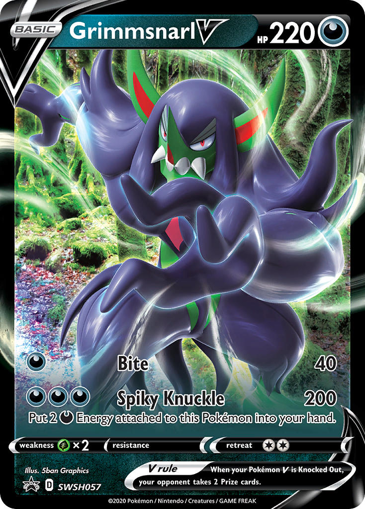 SWSH Black Star Promos 057 Grimmsnarl V