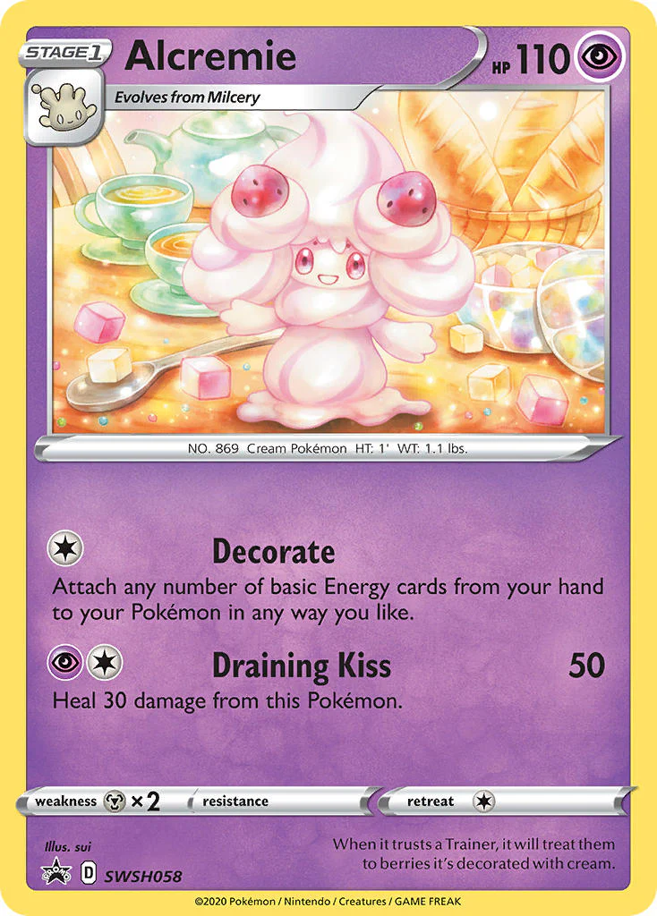 SWSH Black Star Promos 058 Alcremie