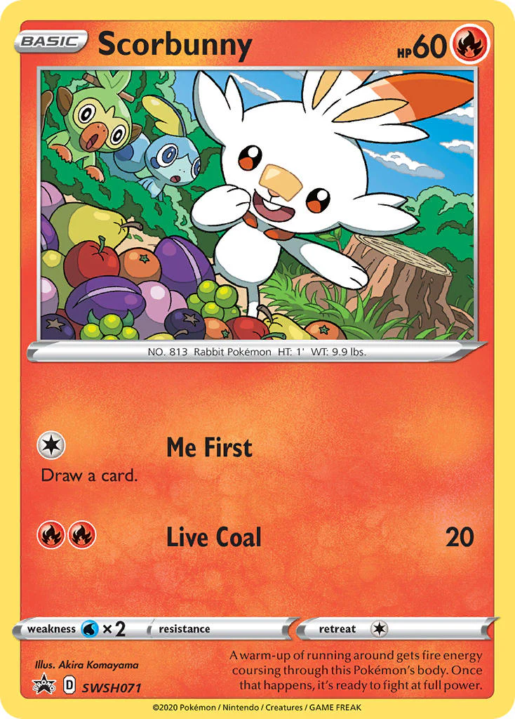 SWSH Black Star Promos 071 Scorbunny
