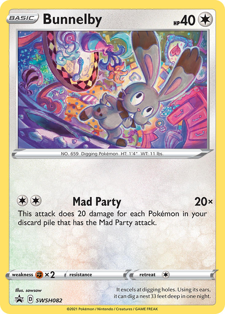 SWSH Black Star Promos 082 Bunnelby