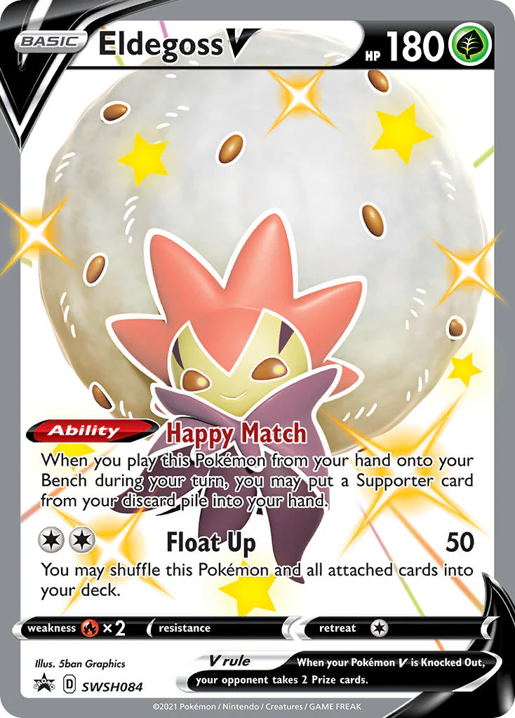 SWSH Black Star Promos 084 Eldegoss V