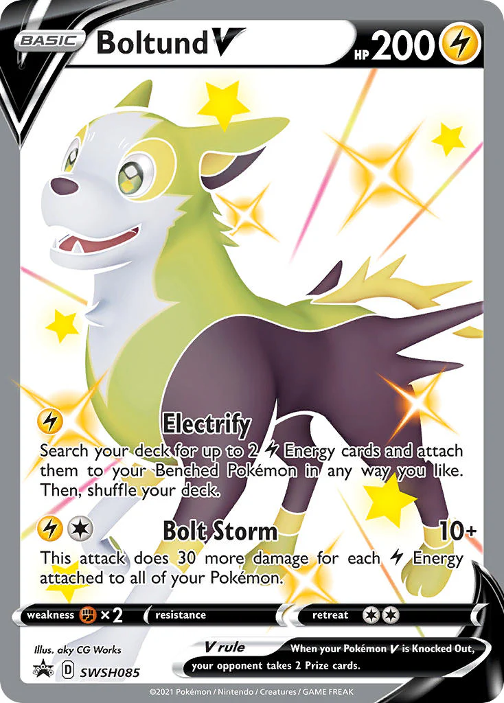 SWSH Black Star Promos 085 Boltund V