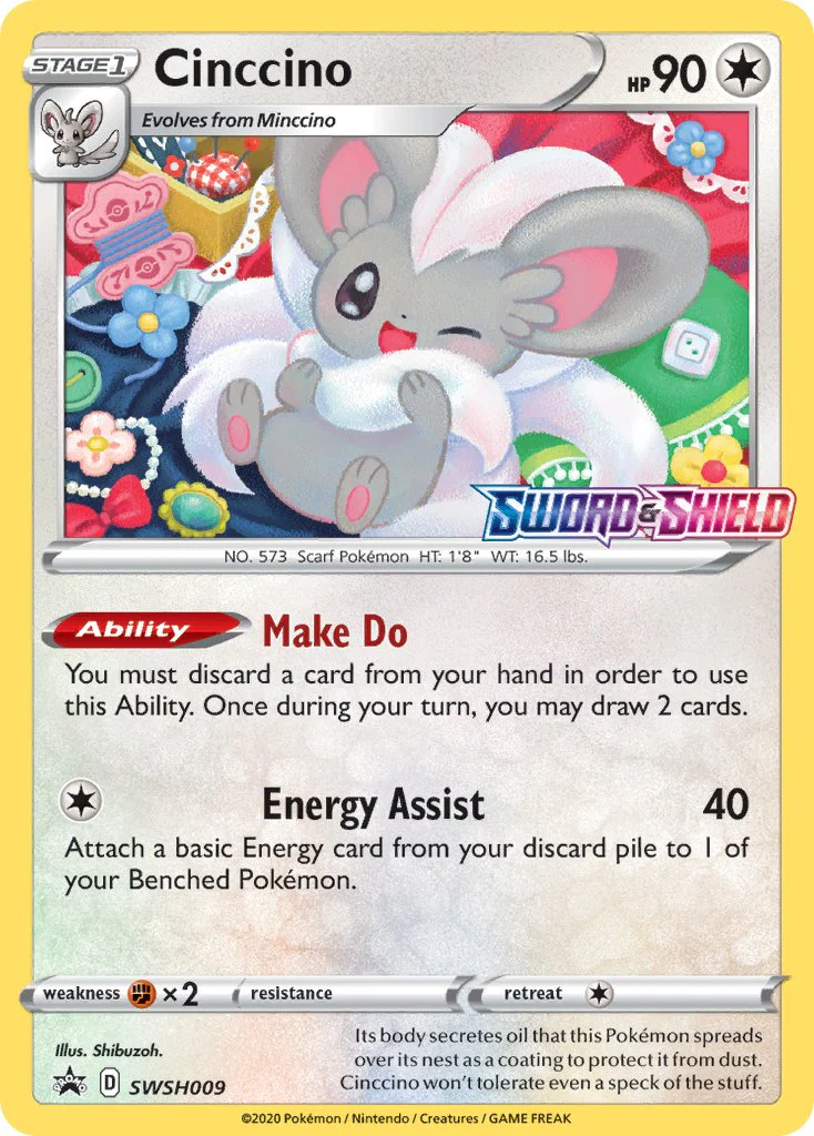SWSH Black Star Promos 009 Cinccino