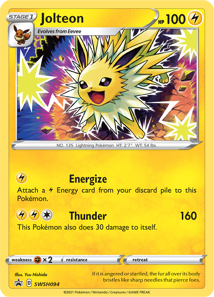 SWSH Black Star Promos 094 Jolteon