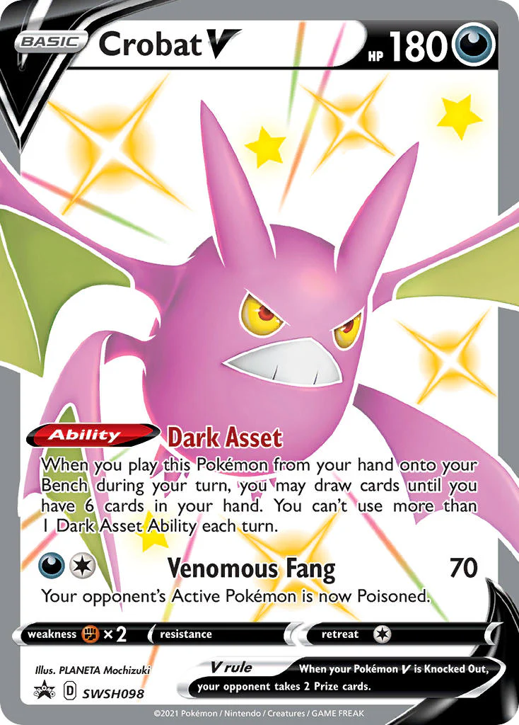 SWSH Black Star Promos 098 Crobat V