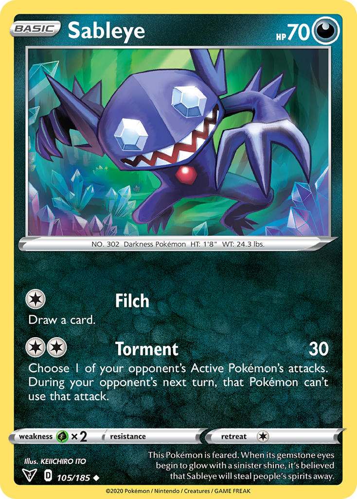 Vivid Voltage 105 Sableye