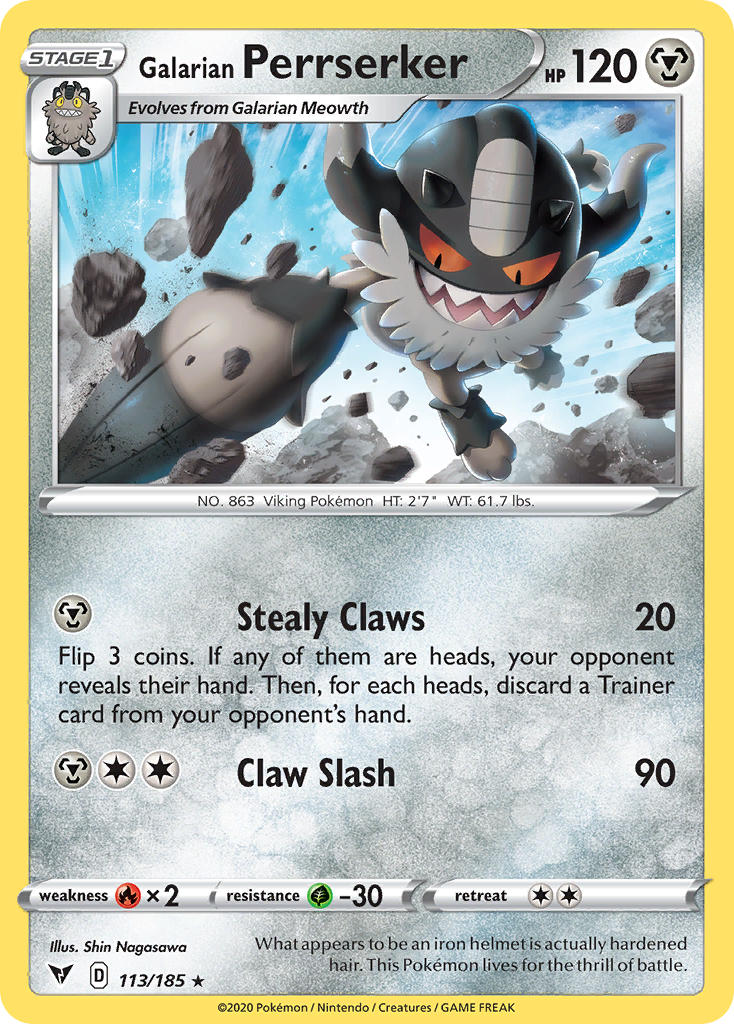 Vivid Voltage 113 Galarian Perrserker
