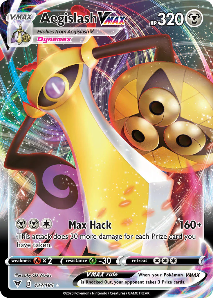 Vivid Voltage 127 Aegislash VMAX