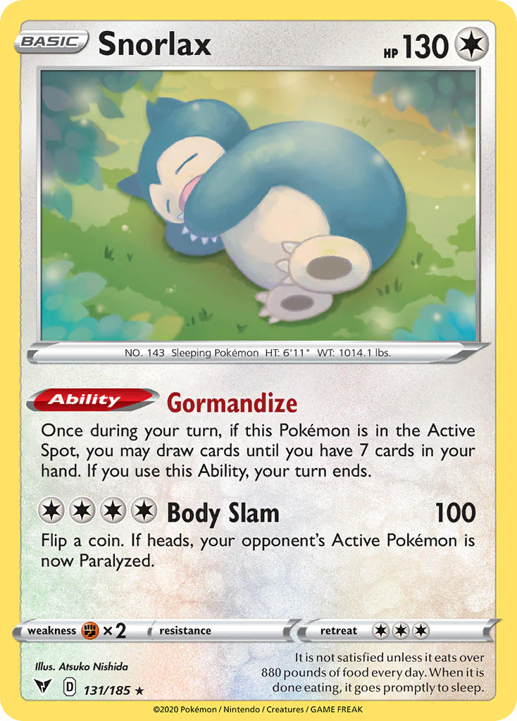 Vivid Voltage 131 Snorlax