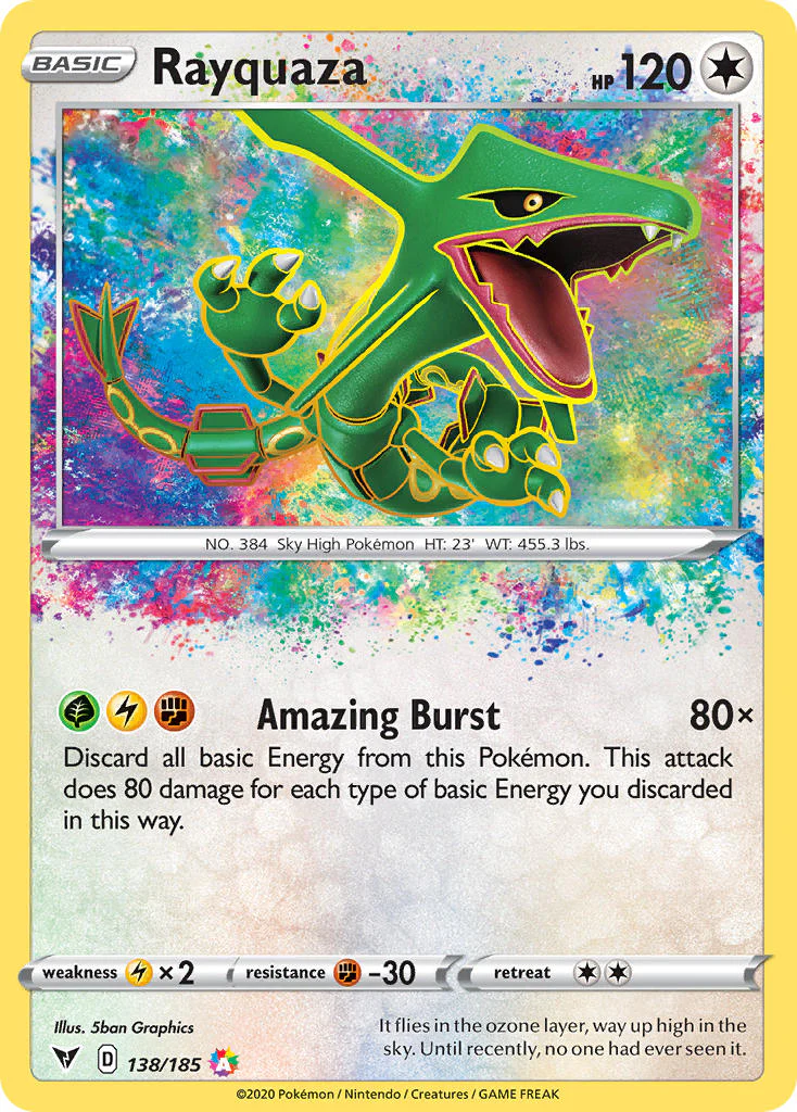 Vivid Voltage 138 Rayquaza