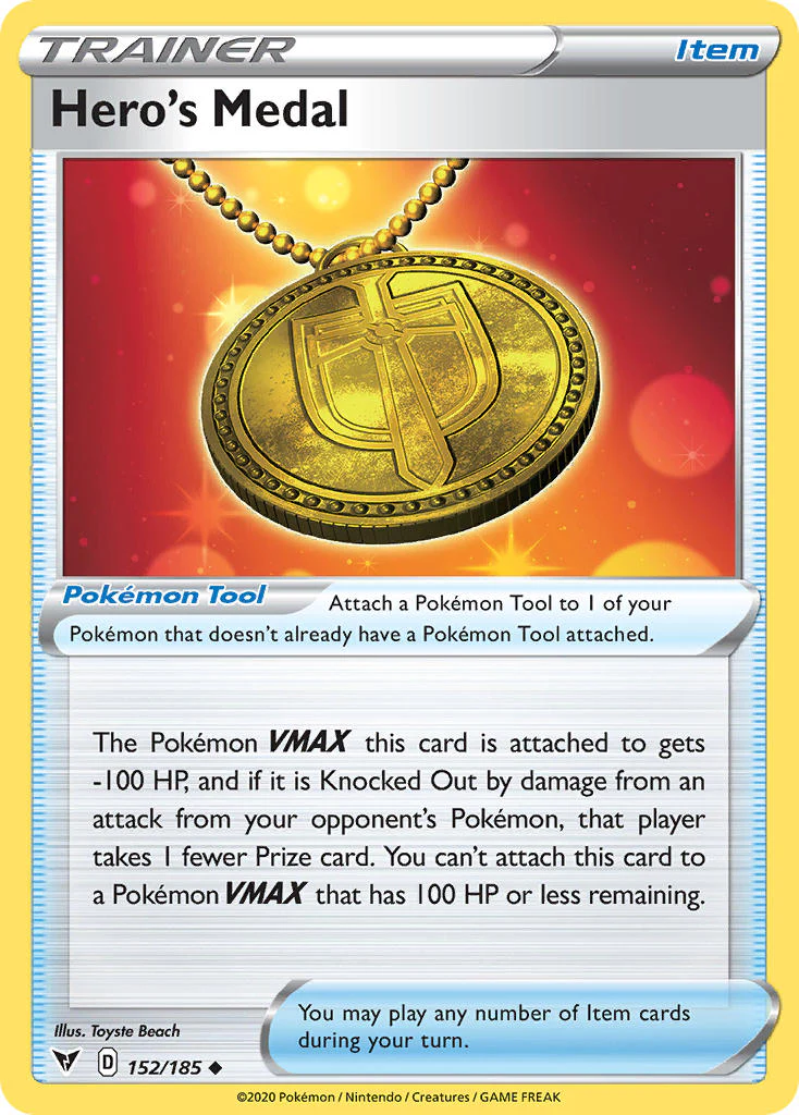 Vivid Voltage 152 Hero's Medal