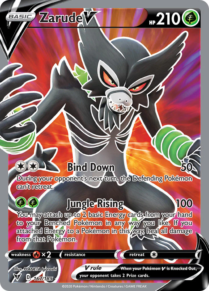 Vivid Voltage 167 Zarude V