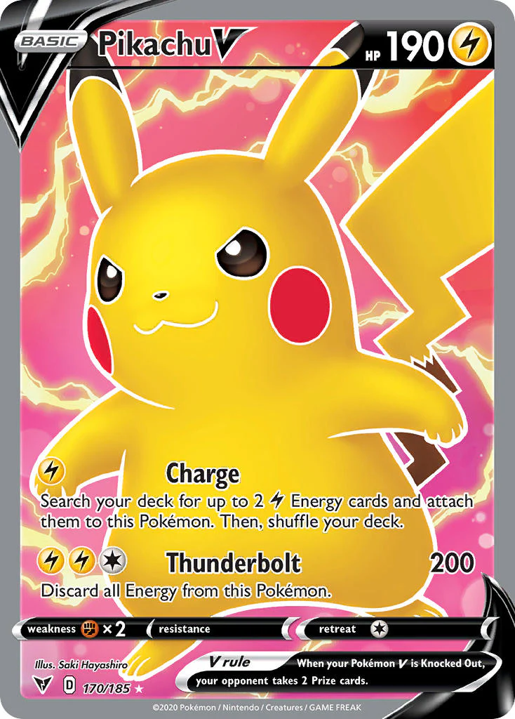 Vivid Voltage 170 Pikachu V