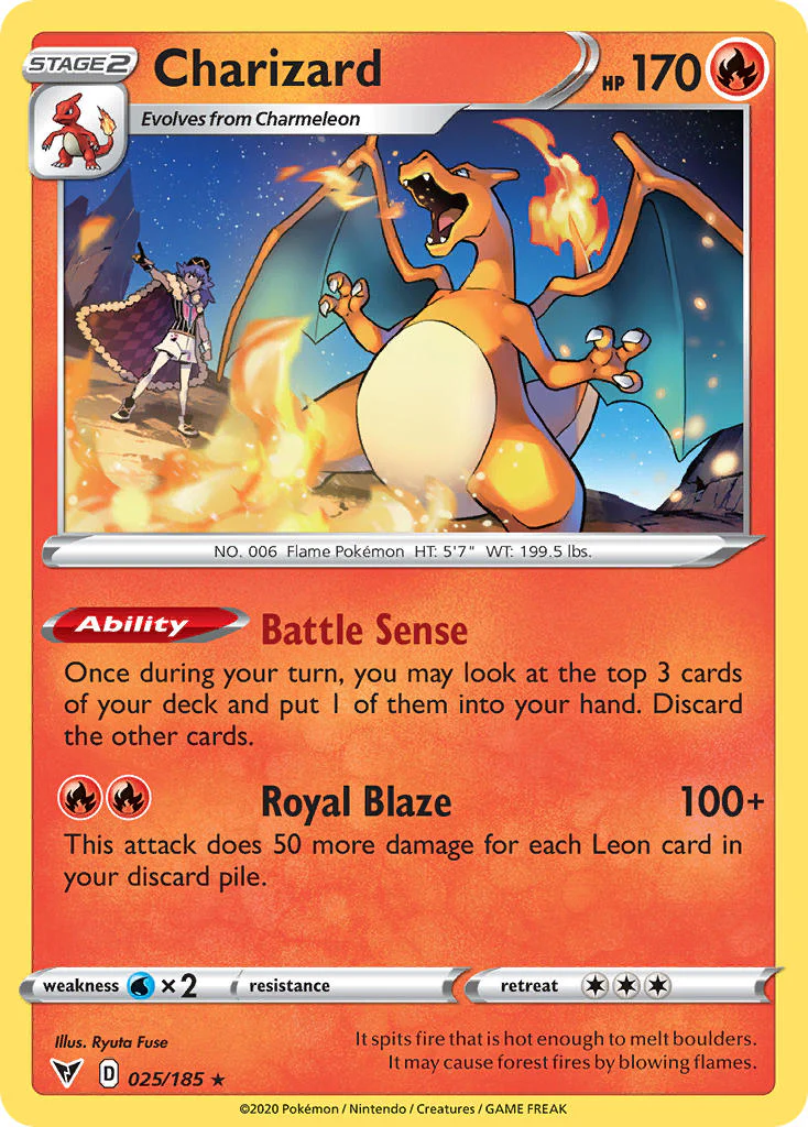 Vivid Voltage 025 Charizard