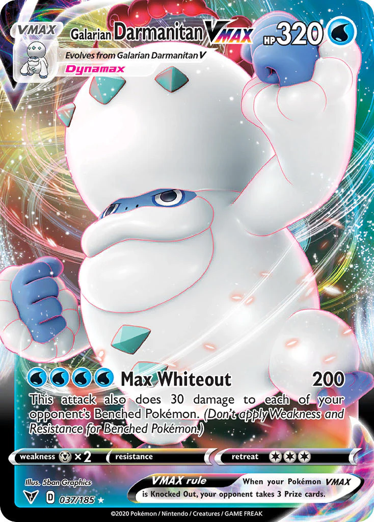 Vivid Voltage 037 Galarian Darmanitan VMAX