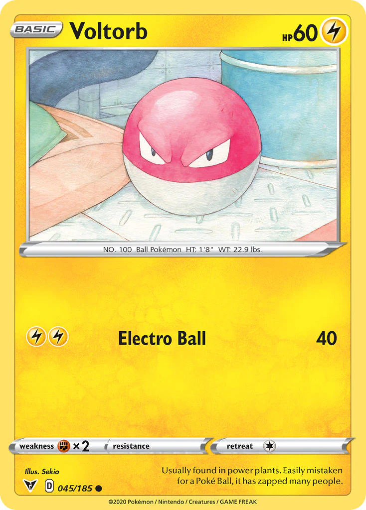 Vivid Voltage 045 Voltorb